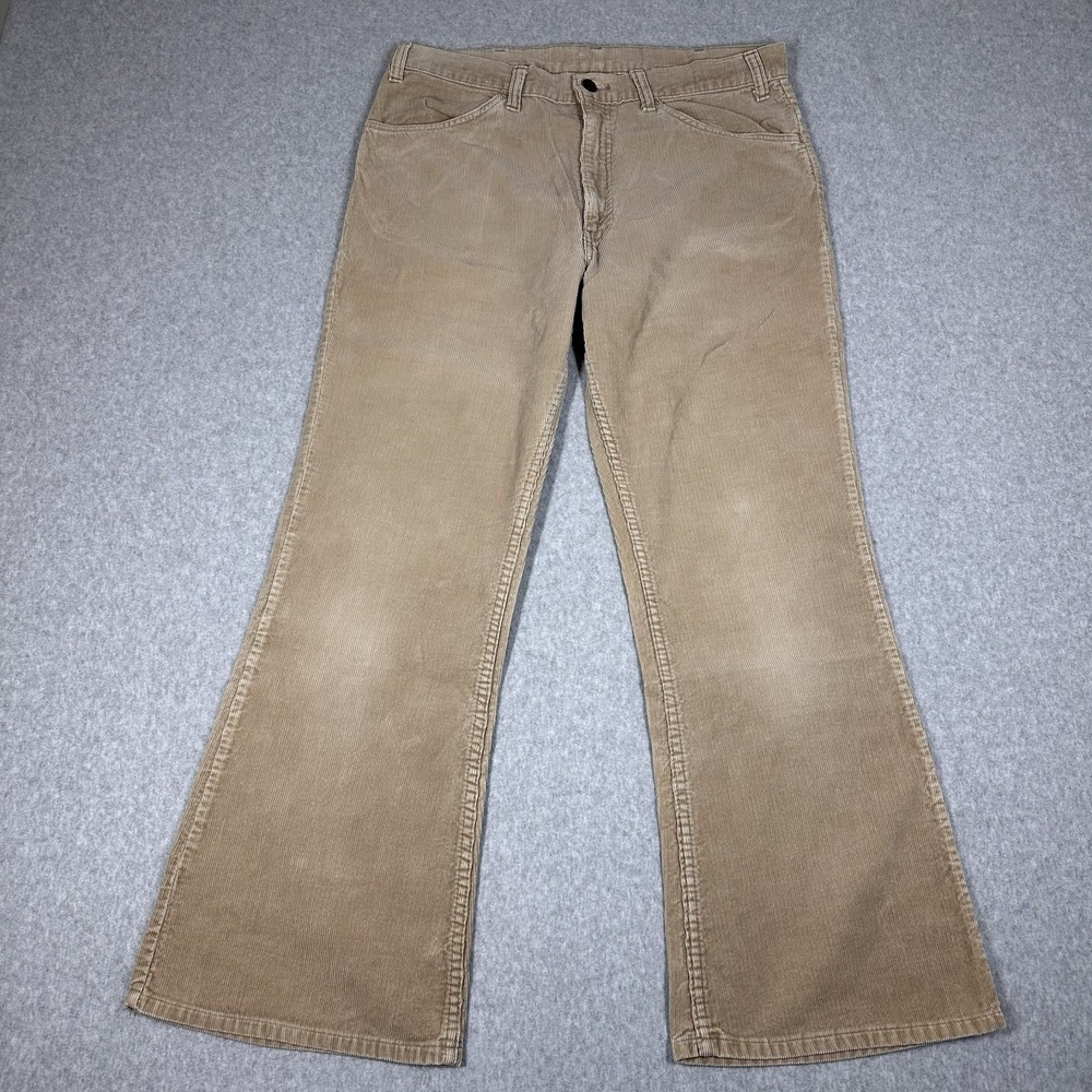 Levi's 646 Vintage Big E White Tab 69'-71' Bell-Bottom Flare Corduroy 33x29